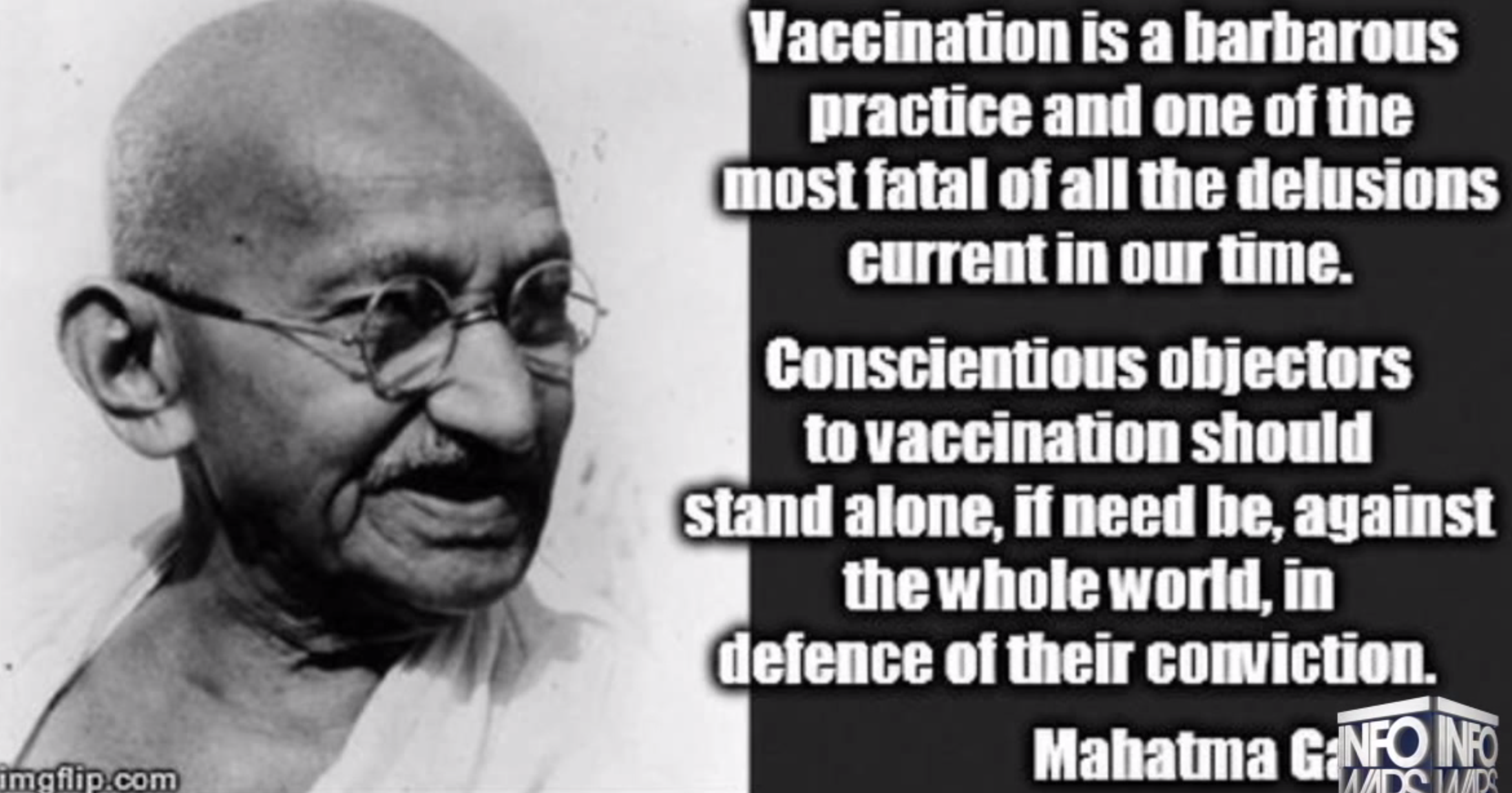 Ghandi on Vaccinations